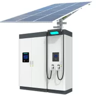 עמדת טעינה מהירה סולאריות 100KW עם אגירת אנרגיה 215KW