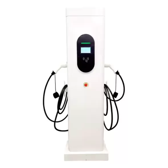 עמדת טעינה עמוד 2 שקעים 2x22KW AC